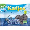 Katjes Salty Herring Gummies, Vegan Gelatin-Free Candy, 175g
