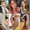 Clip in Hair Tinsel Pack of 12 Pcs 24 Inch