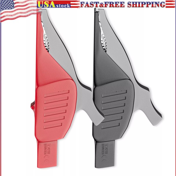 Peakelect Heavy Duty Alligator Clips Full Insulated Safe Crocodile Clips