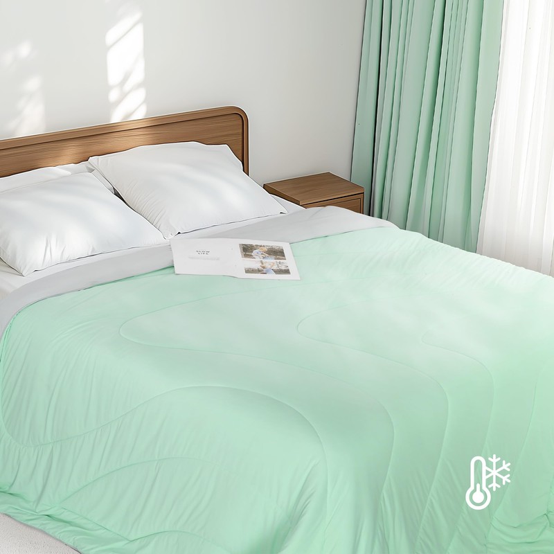 dennylife Cooling Comforter Twin Size, Double-Sided Cool Touch Cooling Blanket