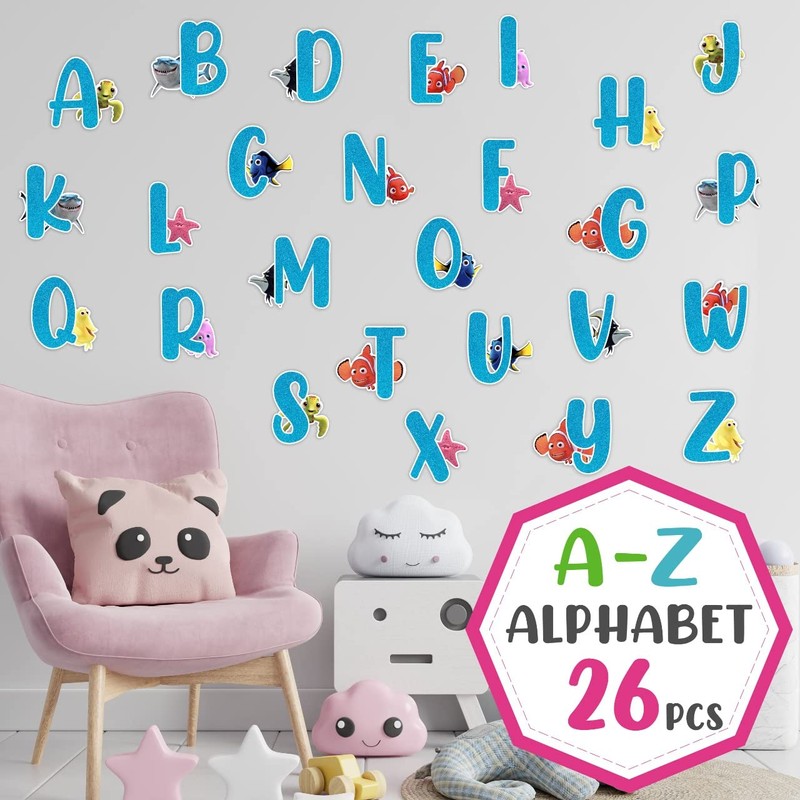 Seyal® Findng Nemo A - Z Alphabet Wall Sticker