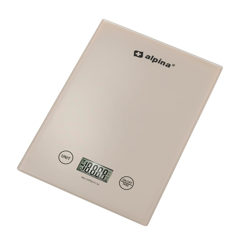 alpina Digital Kitchen Scales in g, lb, oz and ml,