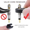 KEWAYO Presta Valve Core Tool Set, 18Pcs Valve Repair Kit,