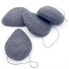 Organic Konjac Face Sponge Combined with Activated Carbon | Set