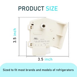 Runaark 5304518034 Refrigerator Defrost Timer, OEM Refrigerator/Freezer Defrost Timer Replacement Parts