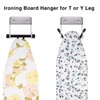 ZHMY Ironing Board Hanger Wall Mount, Ironing Board Holder for
