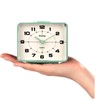 Wuyiway Analog Alarm Clock for Bedroom,Silent Non Ticking,Lighted on Demand
