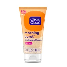 Clean & Clear Morning Burst Oil-Free Exfoliating Face Scrub, 5 oz