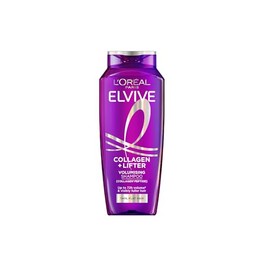 L’Oréal Paris Elvive Collagen + Lifter Volumising Shampoo for an Instant Volume Injection that Lasts up to 72H, for Flat or Thin Hair of all hair types, 500ml