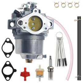 Carburetor for Kawasaki FB460V 4 Stroke Engine Carb Replace 15003-2796 15003-2777 15003-2467 with Spark Pulg