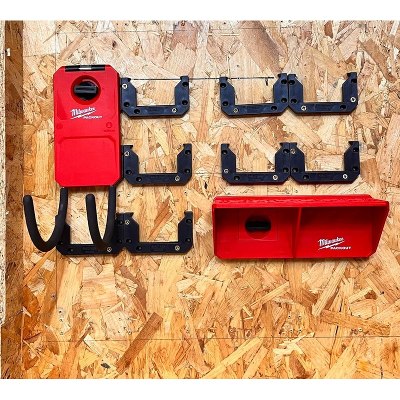 StealthMounts Mounting Cleats V2 for Packout (12 Pack) - Black