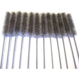 12 Goliath Industrial 16" Steel Wire Tube Cleaning Brush 1" TB10S Brushes Gun