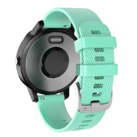 Watch Strap for Garmin Vívoactive 3,20mm Wristband Compatible with Garmin Venu/Venu sq/Vívomove 3/Forerunner 245/645 Music (S, Teal)
