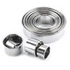 14PCS Round Stainless Steel Open Cutter Round Molds for Mousse