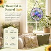 Hydrangea Suncatcher Stained Glass Window Hanging Hydrangea Gifts for Women