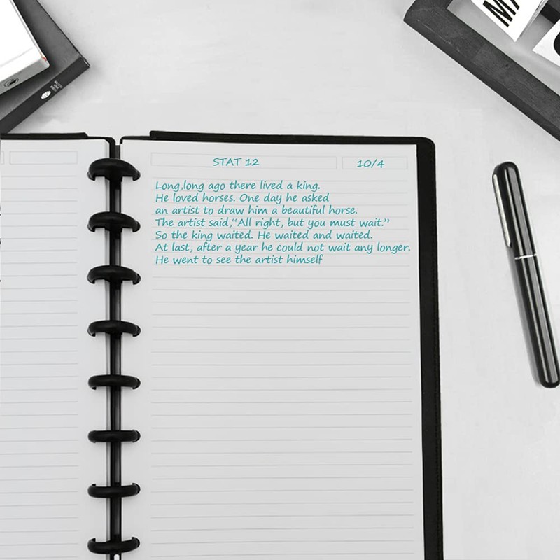 Getvow A5 TUL Discbound Lined Refill Paper, Junior Size 8
