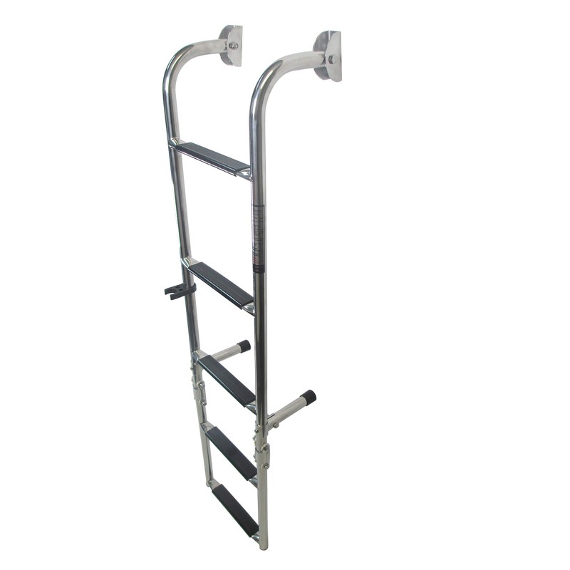 Marine Boat Five Steps 3+2 Foldable Ladder Stainless Steel Luxury