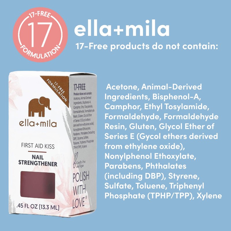 ella+mila Nail Strengthener and Growth Treatment - First Aid Kiss