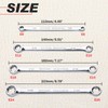 LEONTOOL 4Pcs E-Torx Wrench Set Double Box End Star Wrench