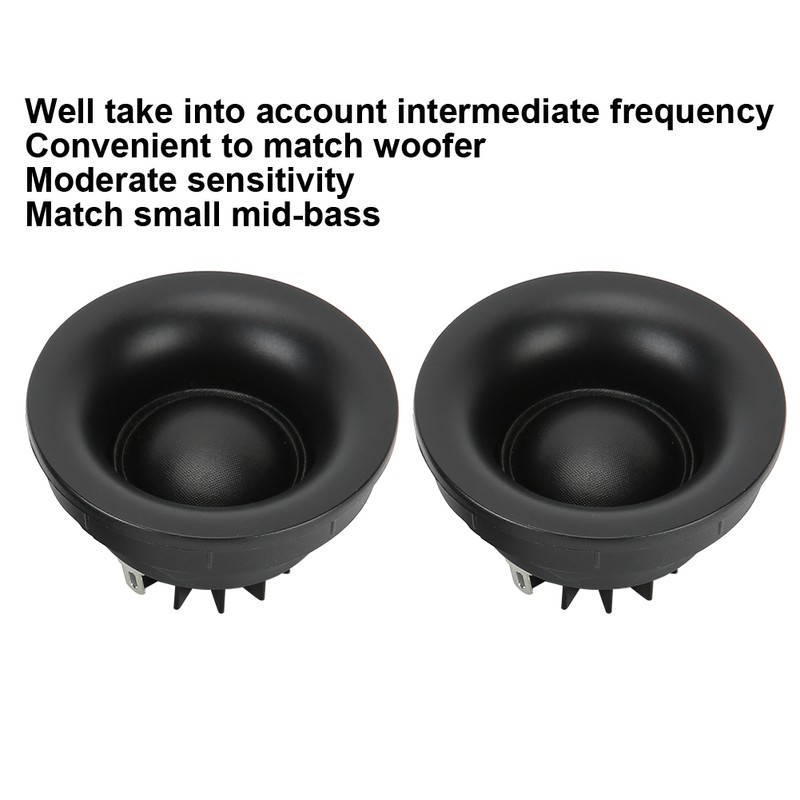 2PCS Treble Silk Film Ball Roof Tweeter Loudspeakers 25 Core