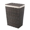 Whitmor Rattique Laundry Hamper with Lid and Removable Liner -
