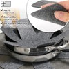 COM-FOUR® 6 x Felt Pan Protectors - Pan Protectors to