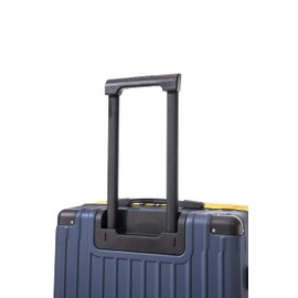 Rockland 3 Set, 2-Piece Hardside Spinner Wheel Upright Luggages with Tote, Navy