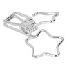 100Pcs Star Binder Clips Hollow Out Cartoon Style Strong Clamping