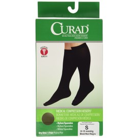 Medline Curad MDS1713ABH Knee-High Compression Hosiery, 8-15 mmHg