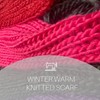 Basic Sense Knitted Winter Scarf with Pockets, Warm Chunky Knit