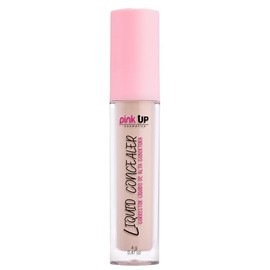 PINK UP | Liquid Concealer | Corrige imperfecciones con cobertura ligera y sin cuartearse | Acabado natural de larga duración | Corrector de ojeras | 