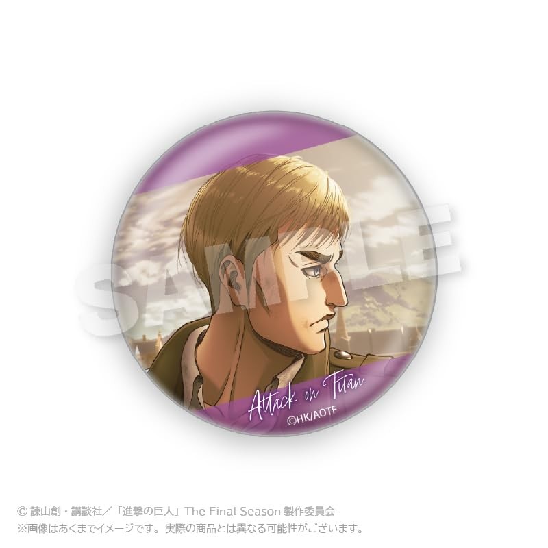 Attack on Titan Trading Can Badge Close-Up Version, Box of