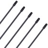 5PCS HobbyPark Plastic Antenna Tube with Cap Black for RC