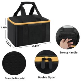 Peciue Bag Compatible with DEWALT 20V MAX* Belt Sander (DCW220B), Also for Skil 7510-01 120 Volt/for WEN 6321 7-Amp Corded, Cordless Orbital Power Tools Holder for Brushless Sanders (Case Only)