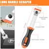 NECAMOCU 4 Pack Razor Blade Scraper, Premium Cleaning Scraper Tool
