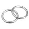 uxcell 316 Stainless Steel Round Ring Welded O-Rings 50mm(1.97") ID