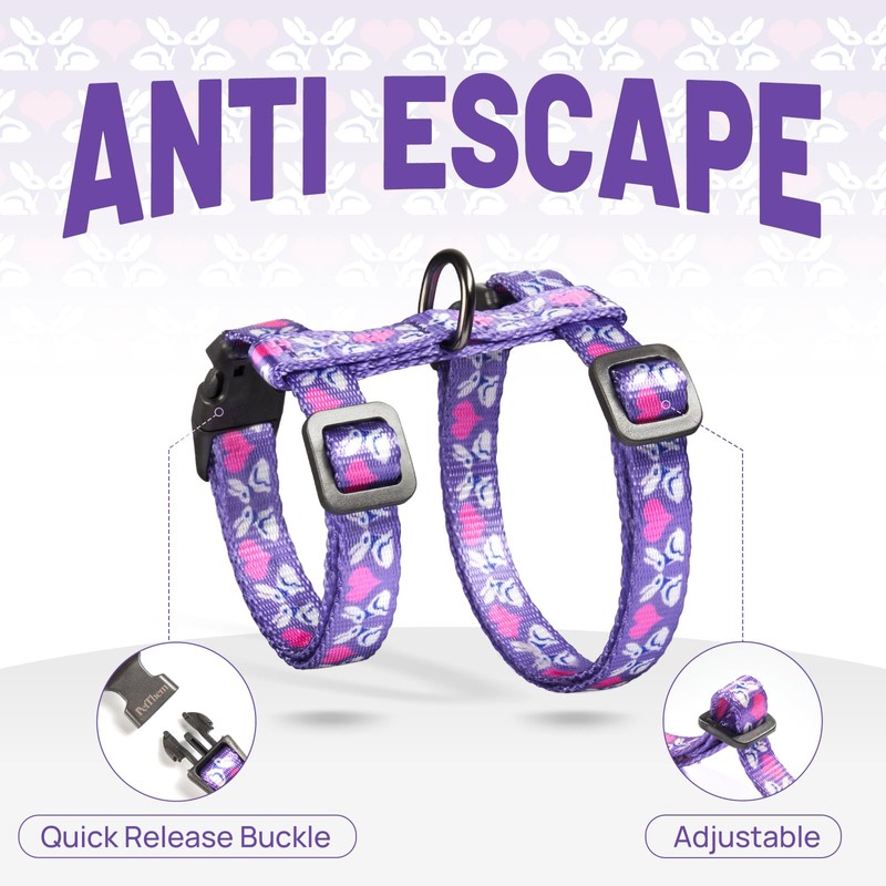 Cat Harness and Leash Set - Escape Proof Adjustable Cat