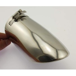 Olive-G Universal Stainless Steel Muffler Cutter Downward Facing Silver