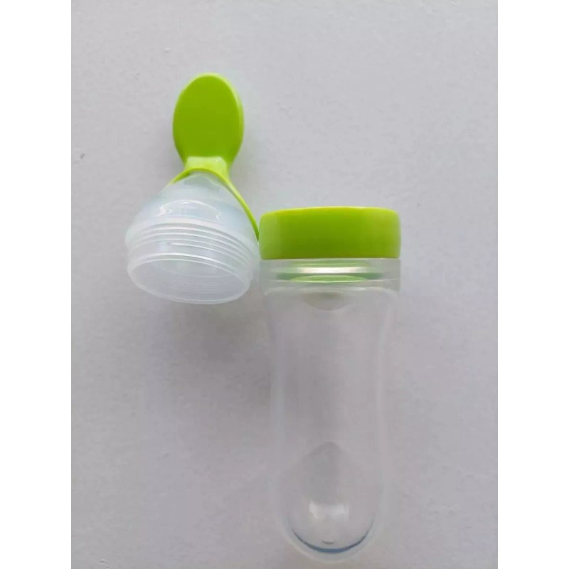 Cuchara De Silicon Dispensador De Alimento Para Bebes