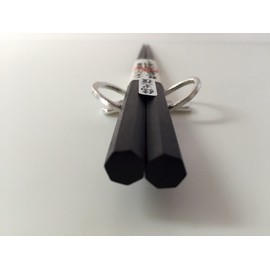 【江戸木箸・特選品】【縞黒檀】七角削り箸（22cm)　桜柄の無料ラッピング付き