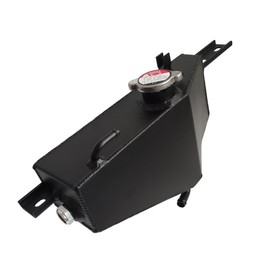 HCHCSPEED Aluminum Coolant Reservoir Bottle Expansion Overflow Tank with Cap Compatible with Nissan 370Z 3.7L V6 2012-2020 21710-JK90B Black