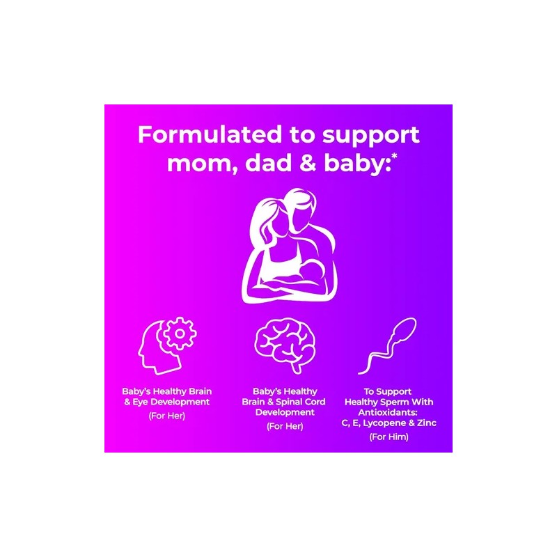 One A Day Paquete Prenatal Multivitaminico Para Pareja 30+30