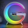 Smart Ambient Light 15W Wireless Charging Bluetooth Speaker Alarm Clock