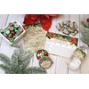 Super Deluxe Watercolor Red Poinsettia Christmas Party Bundle, Includes 20