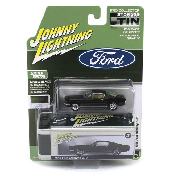 Johnny Lightning 1/64 1965 Ford Mustang Fastback Collector Tin 16