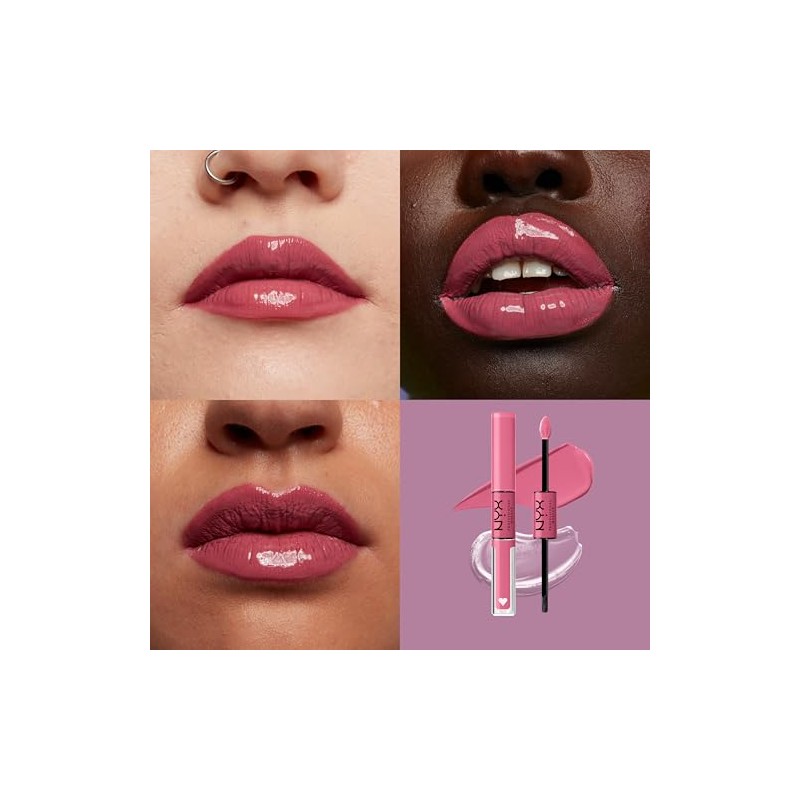 NYX Professional Makeup, Shine Loud, Labial Líquido Larga Duración, Trop