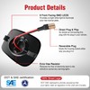 Nilight License Plate Lights Compatible with 1997 1998 1999 2010