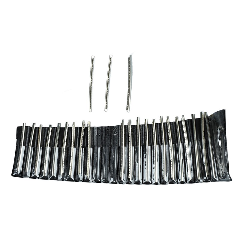 24Pcs Guitar Fret Wire Nickel Plated Alloy Copper Clear Bright