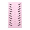 10 Paar Halbe Wimpern Half Lashes Cat Eye Fake LashesTransparent