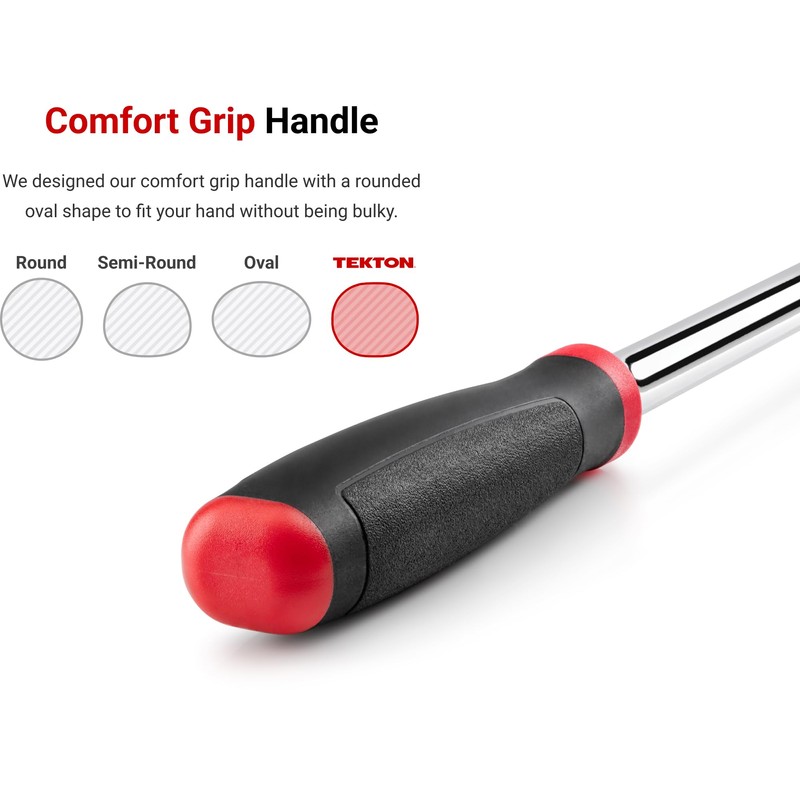 TEKTON 3/8 Inch Drive x 18 Inch Quick-Release Comfort Grip